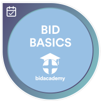 Bid-Basics-1.png Bid Basics Digital Badge - credential earned by completing the Bid Academy's online short course